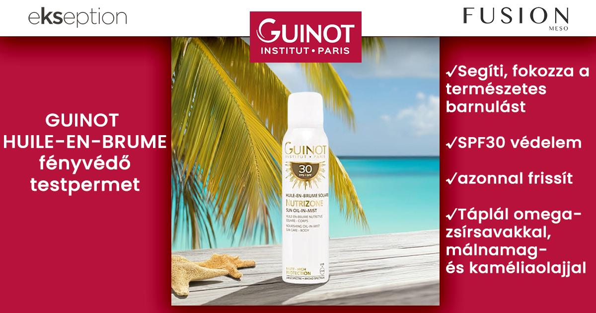 Guinot Huile-En-Brume Solaire Nutrizone SPF30 - Guinot fényvédő permet